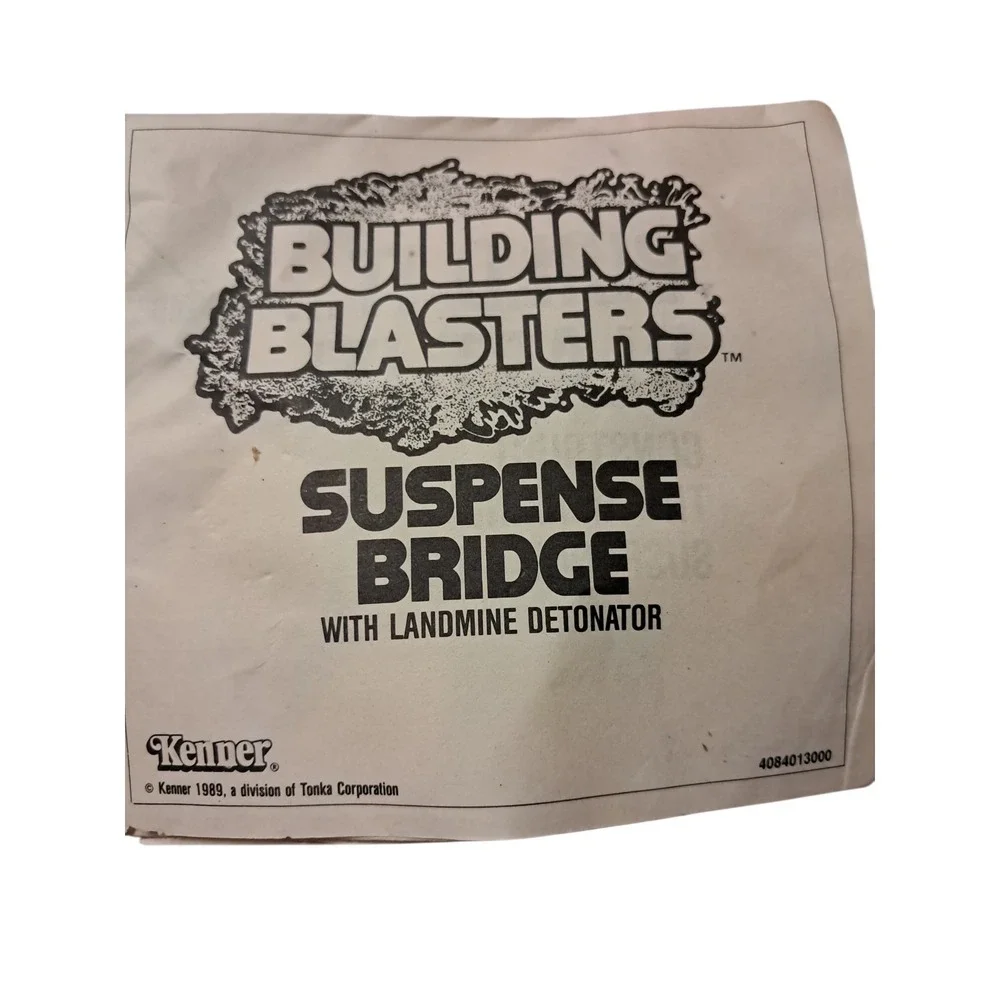 1989 Kenner Building Blasters Suspense Bridge Landmine Detonator #16060